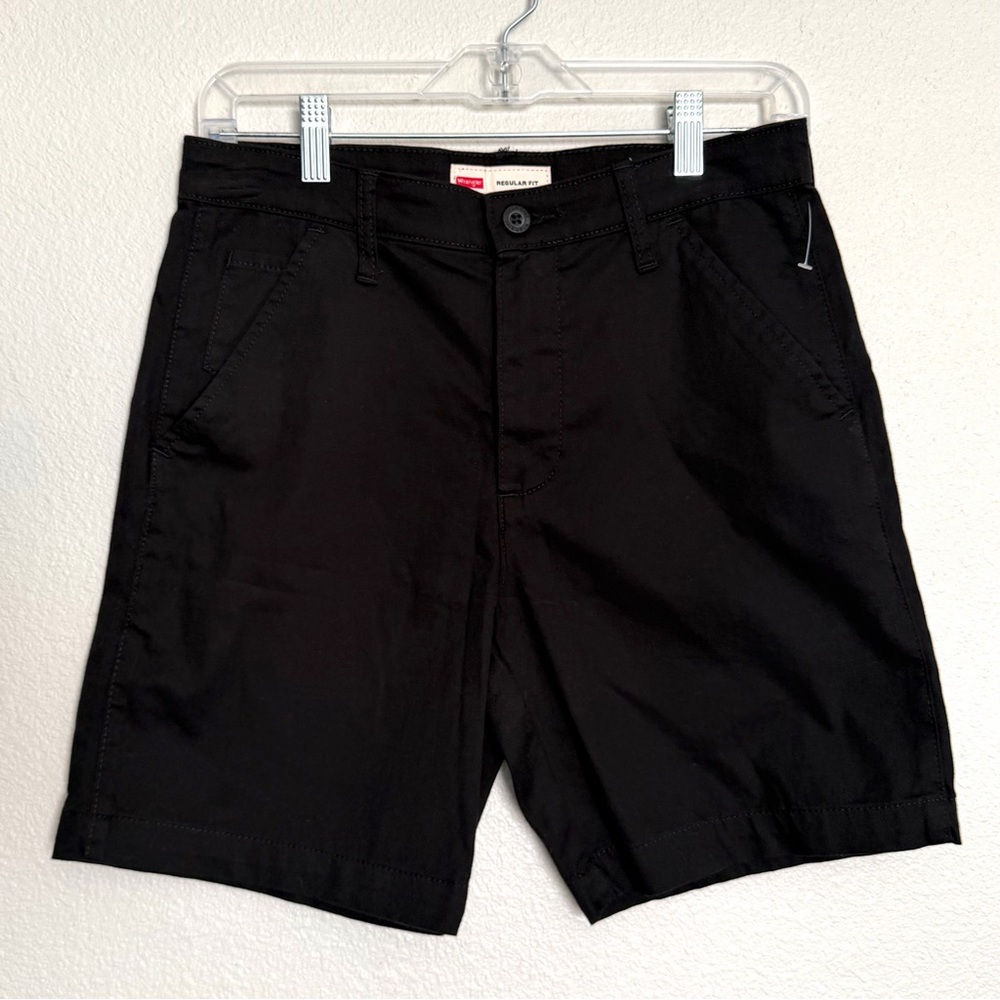 Wrangler Five Star Premium Men’s Shorts Size 28 Black Regular Fit 7” Inseam